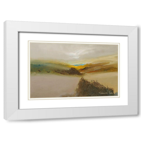 HEAVEN AND EARTH III White Modern Wood Framed Art Print with Double Matting by Lee, Spencer