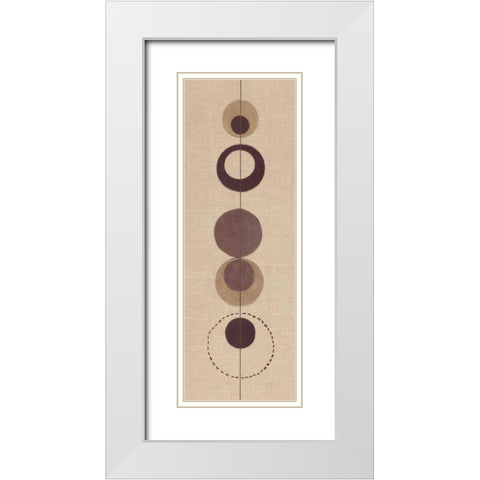Conciousness II White Modern Wood Framed Art Print with Double Matting by Design Show