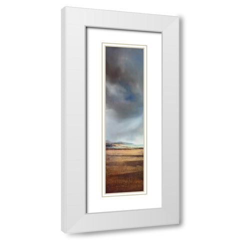 Coastal Retreat I White Modern Wood Framed Art Print with Double Matting by Dworok, Peter