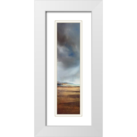 Coastal Retreat I White Modern Wood Framed Art Print with Double Matting by Dworok, Peter