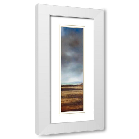 Coastal Retreat II White Modern Wood Framed Art Print with Double Matting by Dworok, Peter