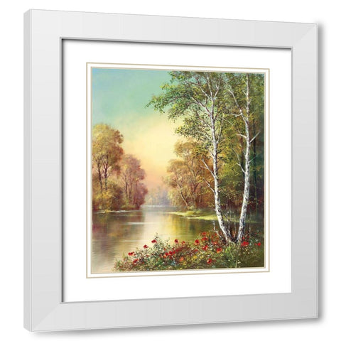 JOSEPHS FAVOURITE II White Modern Wood Framed Art Print with Double Matting by Glassl, Helmut