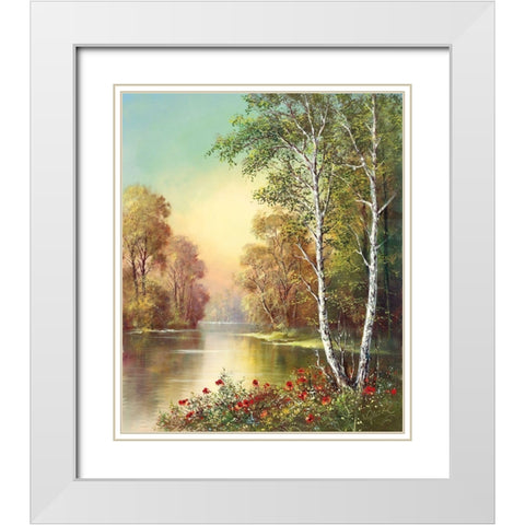 JOSEPHS FAVOURITE II White Modern Wood Framed Art Print with Double Matting by Glassl, Helmut