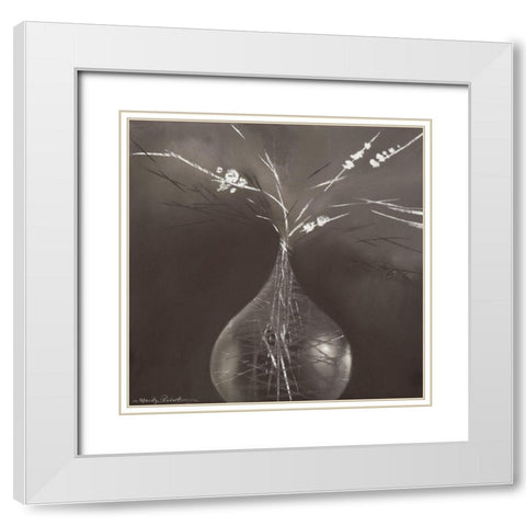 VENETIAN I White Modern Wood Framed Art Print with Double Matting by Robertson, Marilyn