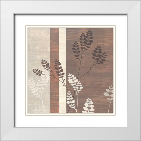 On The Breeze I White Modern Wood Framed Art Print with Double Matting by Design Show