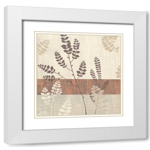 On The Breeze II White Modern Wood Framed Art Print with Double Matting by Design Show