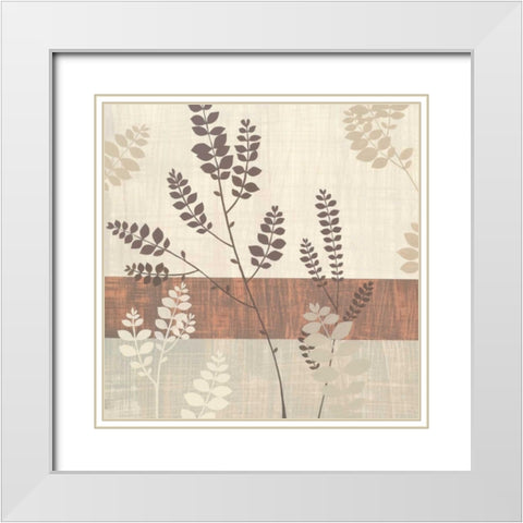 On The Breeze II White Modern Wood Framed Art Print with Double Matting by Design Show