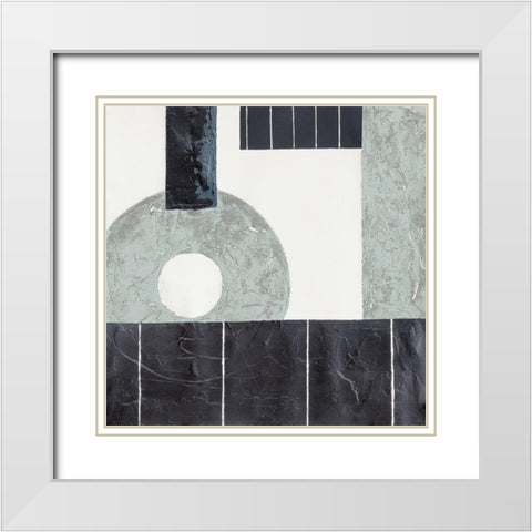 Life Saver I White Modern Wood Framed Art Print with Double Matting by Jones, Daniel