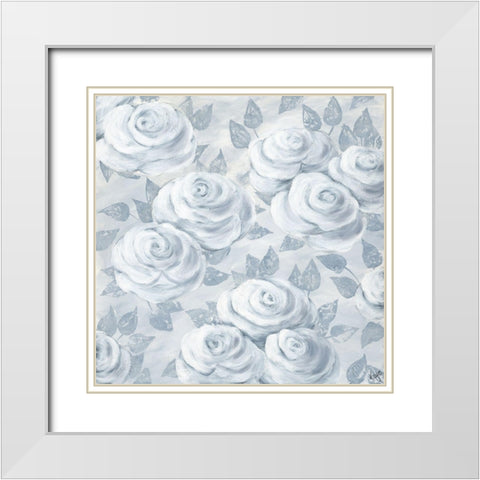Timeless Elegance II White Modern Wood Framed Art Print with Double Matting by Lake, Kaye