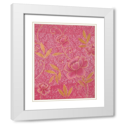 Illusion I White Modern Wood Framed Art Print with Double Matting by Design Show