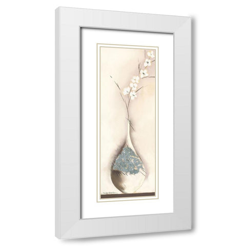 PLATINIUM II White Modern Wood Framed Art Print with Double Matting by Robertson, Marilyn