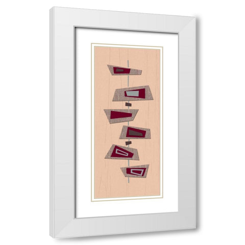 A Sense Of Time I White Modern Wood Framed Art Print with Double Matting by Design Show