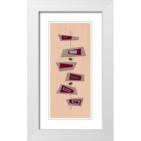 A Sense Of Time I White Modern Wood Framed Art Print with Double Matting by Design Show
