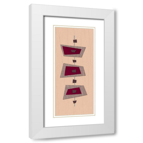A Sense Of Time II White Modern Wood Framed Art Print with Double Matting by Design Show