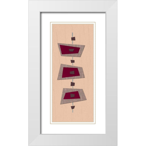 A Sense Of Time II White Modern Wood Framed Art Print with Double Matting by Design Show