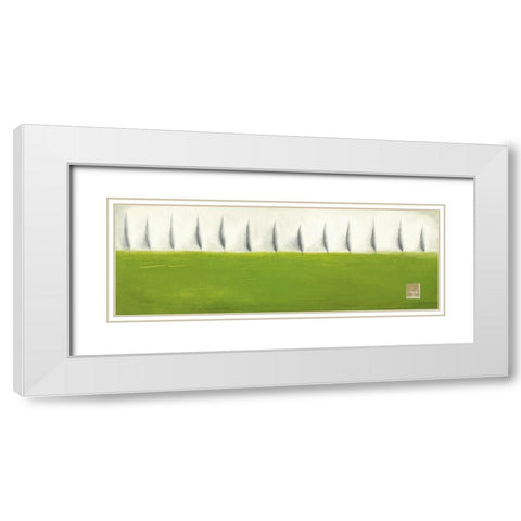 A Perfect Day I White Modern Wood Framed Art Print with Double Matting by Gore, Ally-Reader, Robert