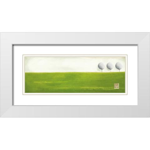A Perfect Day II White Modern Wood Framed Art Print with Double Matting by Gore, Ally-Reader, Robert