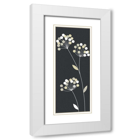 Starlight White Modern Wood Framed Art Print with Double Matting by Design Show