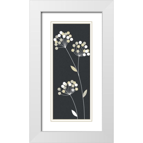Starlight White Modern Wood Framed Art Print with Double Matting by Design Show