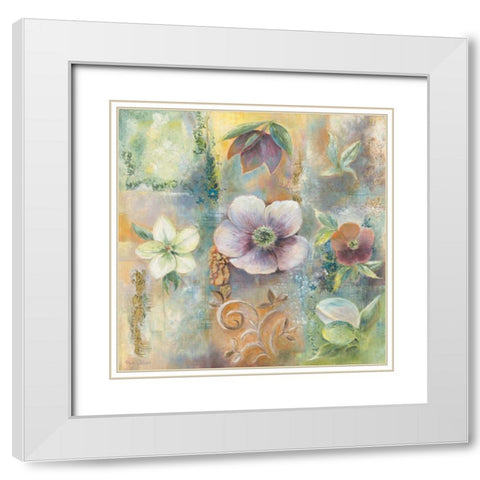 Beauty I White Modern Wood Framed Art Print with Double Matting by Withaar, Rian