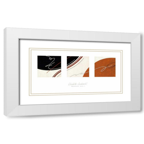 Spaced Out I White Modern Wood Framed Art Print with Double Matting by Verdonck, Elisabeth