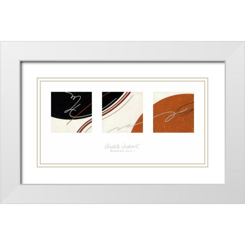 Spaced Out I White Modern Wood Framed Art Print with Double Matting by Verdonck, Elisabeth