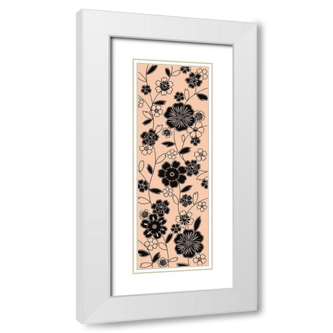 ACCORD VII White Modern Wood Framed Art Print with Double Matting by Design Show