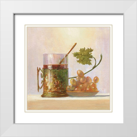 FROM THE KITCHEN II White Modern Wood Framed Art Print with Double Matting by Slava