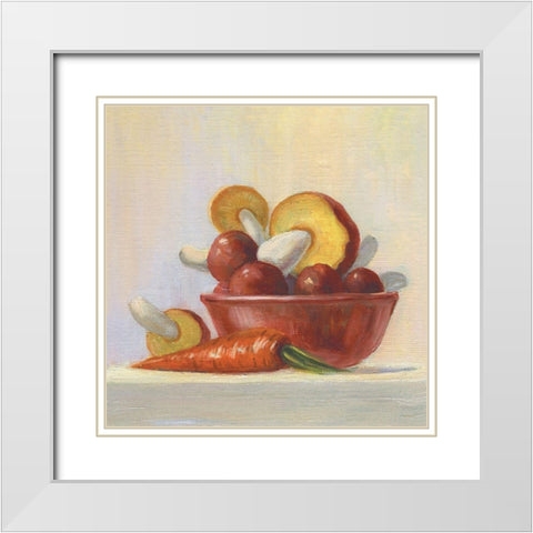 FROM THE KITCHEN III White Modern Wood Framed Art Print with Double Matting by Slava