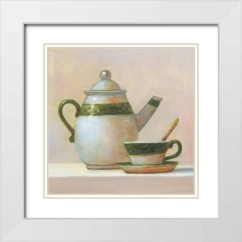 FROM THE KITCHEN VII White Modern Wood Framed Art Print with Double Matting by Slava