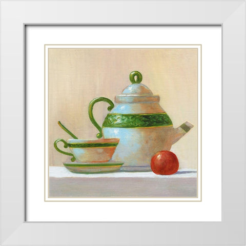 FROM THE KITCHEN VIII White Modern Wood Framed Art Print with Double Matting by Slava