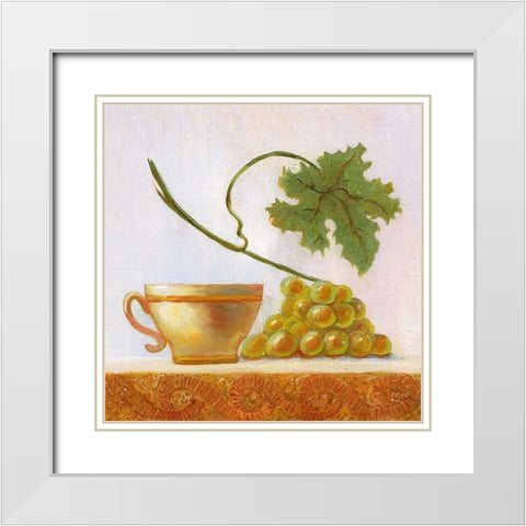 FROM THE KITCHEN IX White Modern Wood Framed Art Print with Double Matting by Slava