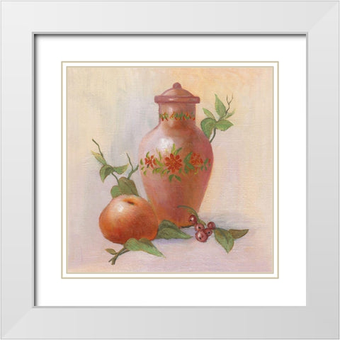 FROM THE KITCHEN XI White Modern Wood Framed Art Print with Double Matting by Slava