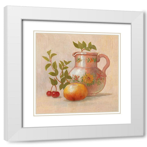 FROM THE KITCHEN XII White Modern Wood Framed Art Print with Double Matting by Slava