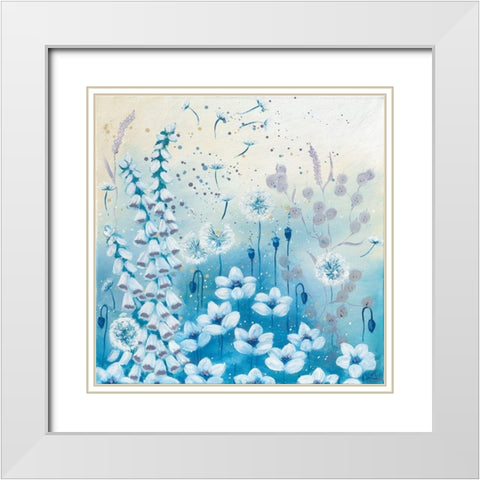 MEADOW SEEDS II White Modern Wood Framed Art Print with Double Matting by Lake, Kaye