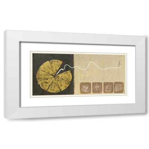 The Rising I White Modern Wood Framed Art Print with Double Matting by Kikani, Umang