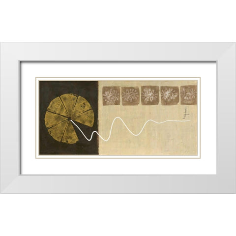 The Rising II White Modern Wood Framed Art Print with Double Matting by Kikani, Umang