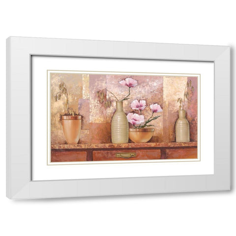 COMP COTTAGE KITCHEN White Modern Wood Framed Art Print with Double Matting by Babichev