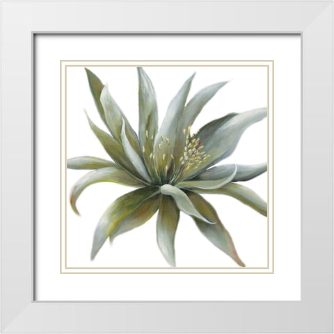 WONDEROUS RAYS White Modern Wood Framed Art Print with Double Matting by Withaar, Rian