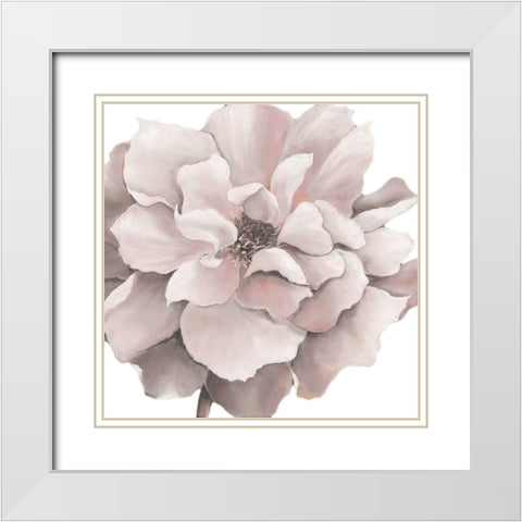 PINK PRECIOUS White Modern Wood Framed Art Print with Double Matting by Withaar, Rian