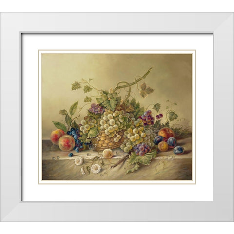 SUMMER HARVEST II White Modern Wood Framed Art Print with Double Matting by Pila