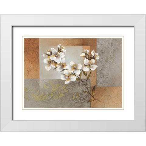 Indulgent Springs White Modern Wood Framed Art Print with Double Matting by Verbeek-Van Den Broek