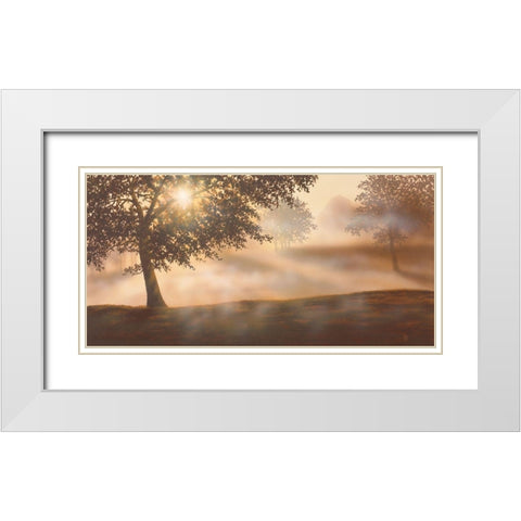 RURAL STUDY I White Modern Wood Framed Art Print with Double Matting by Walsh, Peter