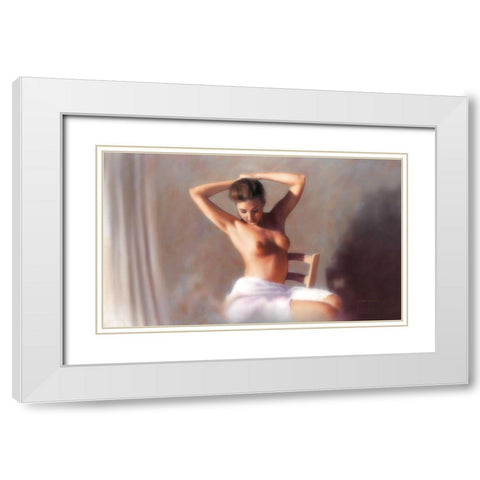 PRIDE White Modern Wood Framed Art Print with Double Matting by Worswick, Peter