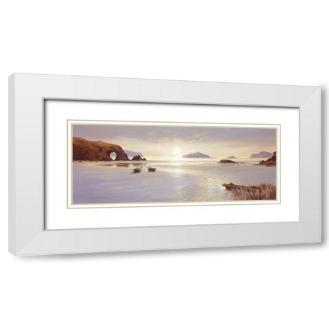 HOMECOMING I White Modern Wood Framed Art Print with Double Matting by Lee, Spencer