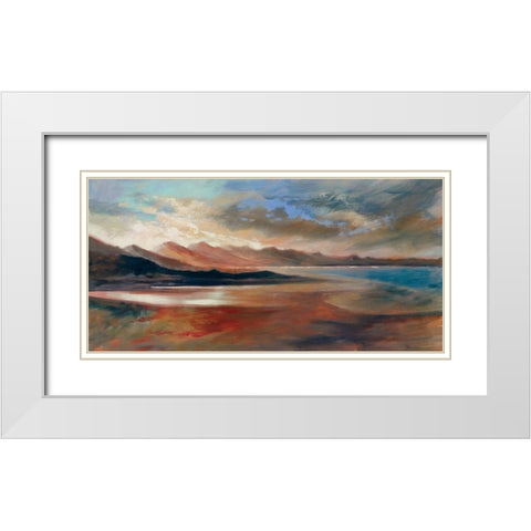Evening Vista I White Modern Wood Framed Art Print with Double Matting by Farrall-Doyle, Anne