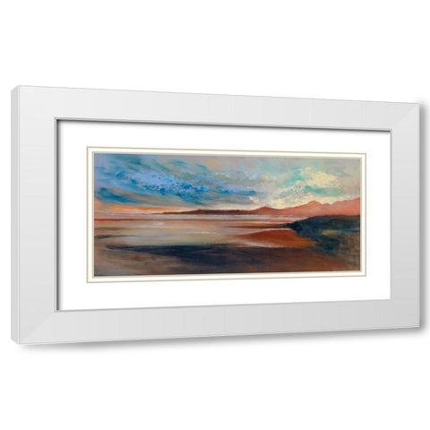 Evening Vista II White Modern Wood Framed Art Print with Double Matting by Farrall-Doyle, Anne