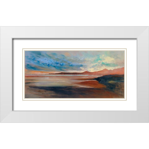 Evening Vista II White Modern Wood Framed Art Print with Double Matting by Farrall-Doyle, Anne