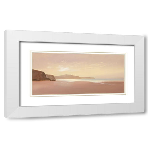 BEYOND THE BREAKERS II White Modern Wood Framed Art Print with Double Matting by Lee, Spencer