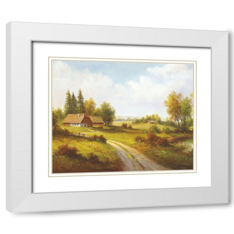 MY FAVOURITE RETREAT White Modern Wood Framed Art Print with Double Matting by Weber, Max
